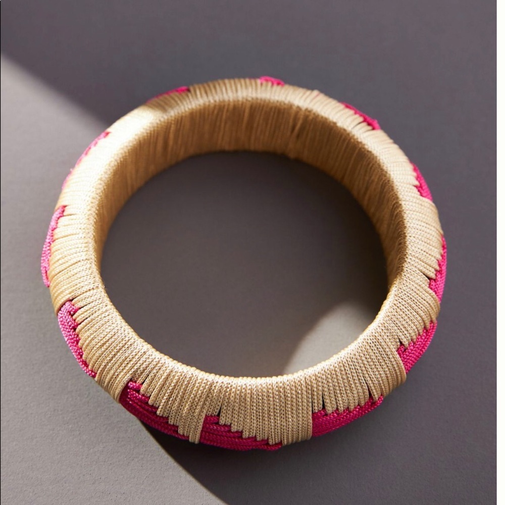 NWT Anthropologie Woven Bangled Bracelet